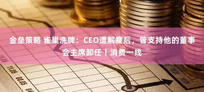 金垒策略 雀巢洗牌：CEO遭解雇后，曾支持他的董事会主席卸任丨消费一线